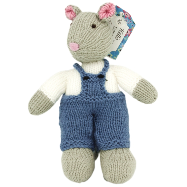 Mouse wearing in Blue Dungarees