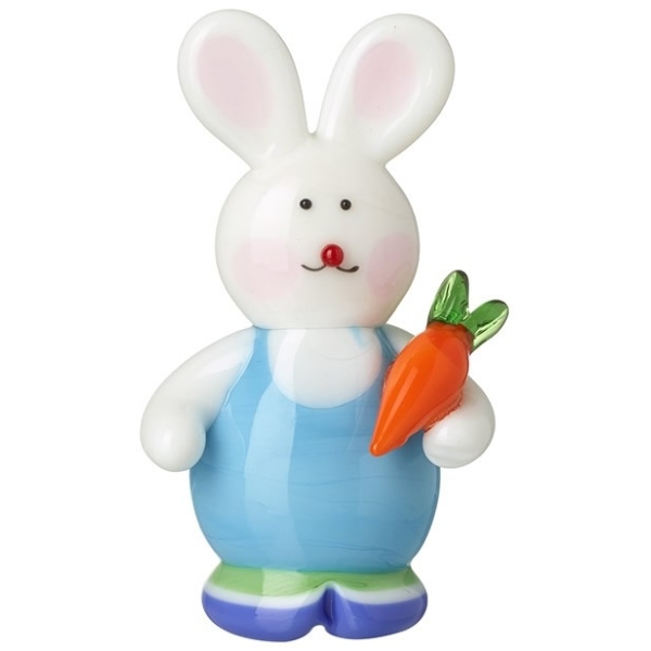 Glass Rabbit with Carrot