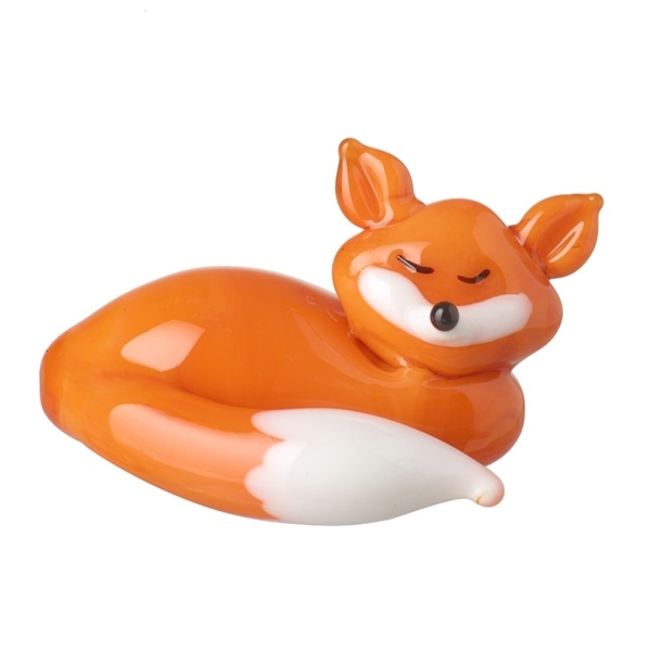 Glass Sleeping Fox