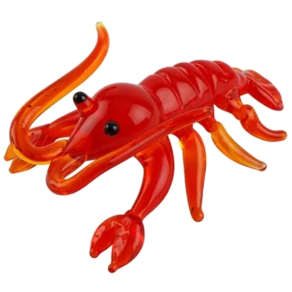 Glass Red Lobster
