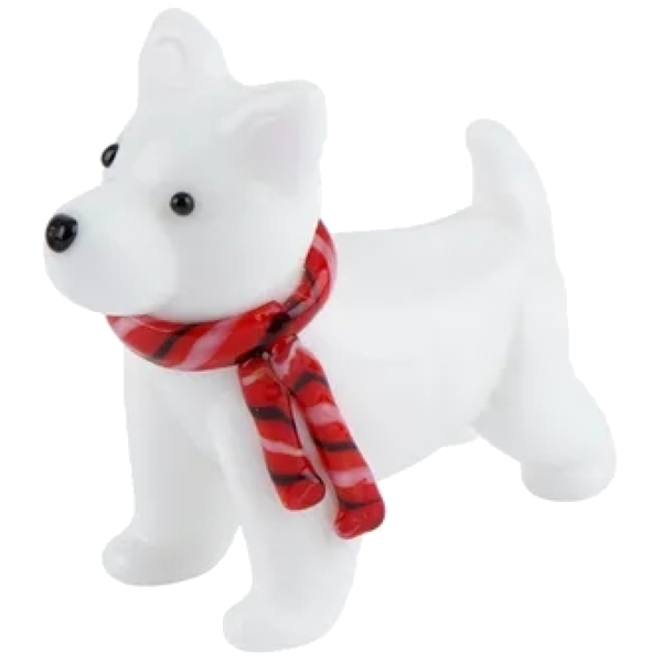 Glass West Highland Terrier