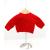 Crochet Red Cardigan, Embellished with Reindeer, , Size 6-12 Months - view 2