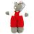 Mouse wearing in Red Dungarees - view 1