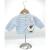 Crochet Light Blue Cardigan, Embellished with Sheep, White, Size 2-3 Years - view 1