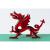 Glass Welsh Dragon - view 4