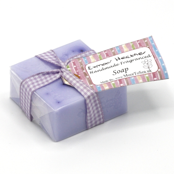 Exmoor Heather Scented Square Soap